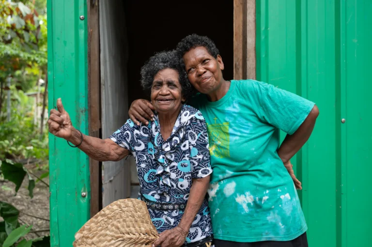 After five years of blindness, cataract surgery meant Philomena can finally see her family again — including the great-grandchildren she had only ever known by voice.