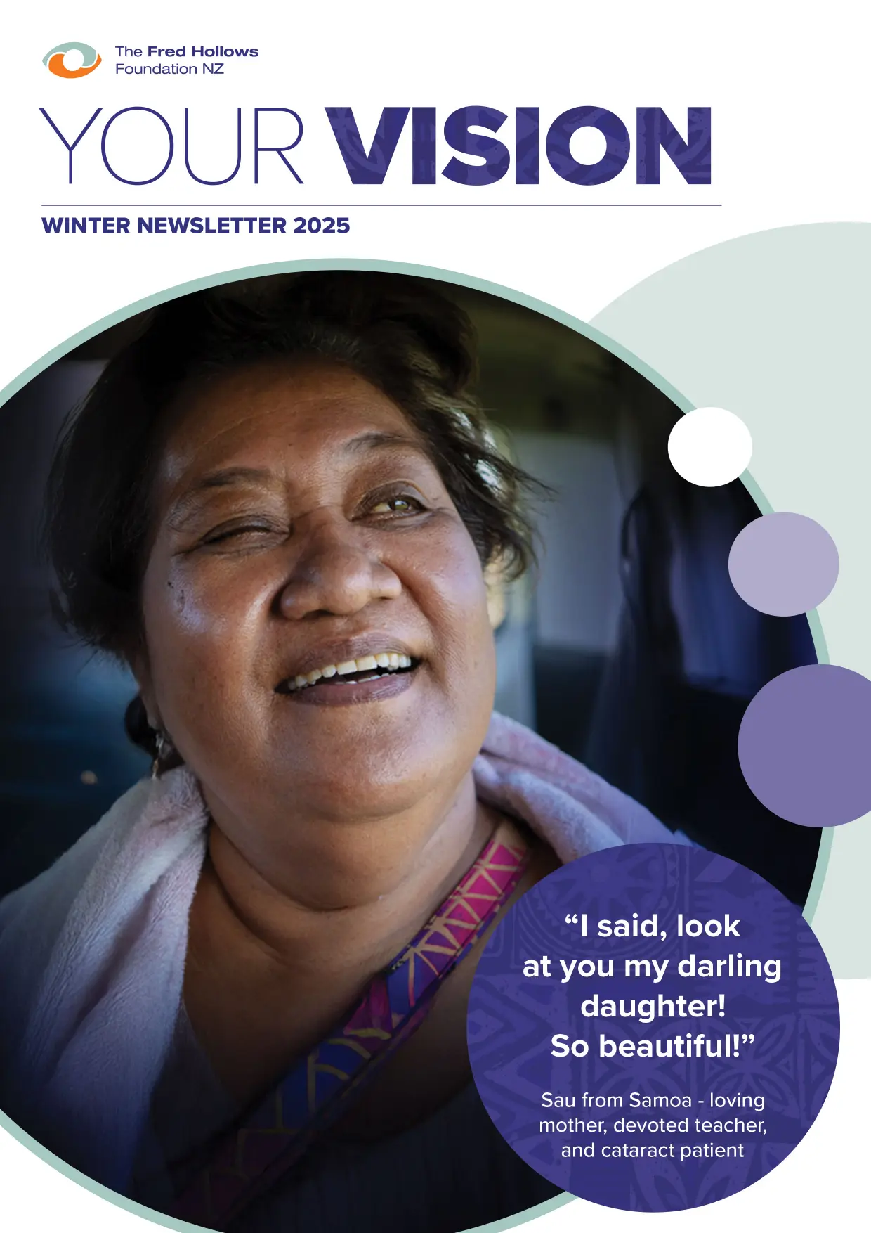 Your Vision winter newsletter cover